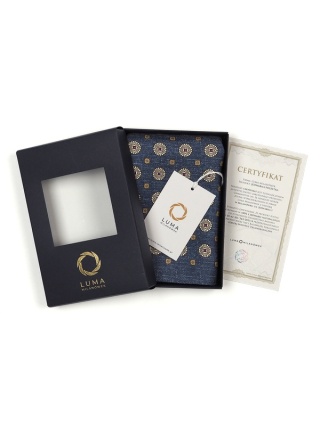 Jedwabna poszetka do marynarki 30x30 cm PJ-073