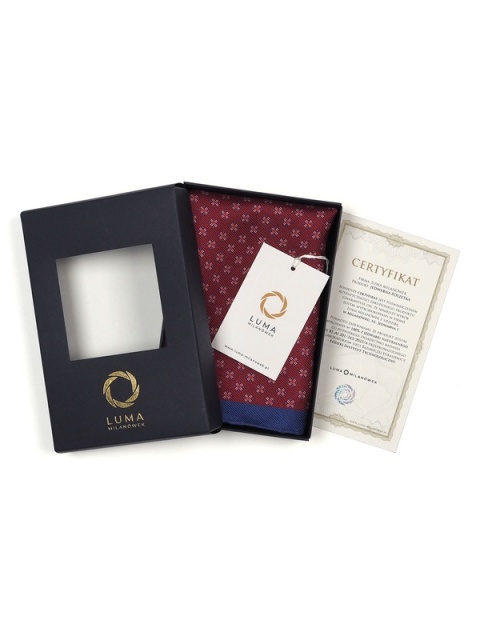 Silk pocket square for jacket 30x30 cm PJ-074