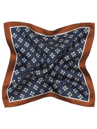 Jedwabna poszetka do marynarki 30x30 cm PJ-075