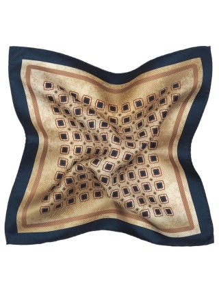 Jedwabna poszetka do marynarki 30x30 cm PJ-076