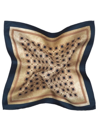 Jedwabna poszetka do marynarki 30x30 cm PJ-076