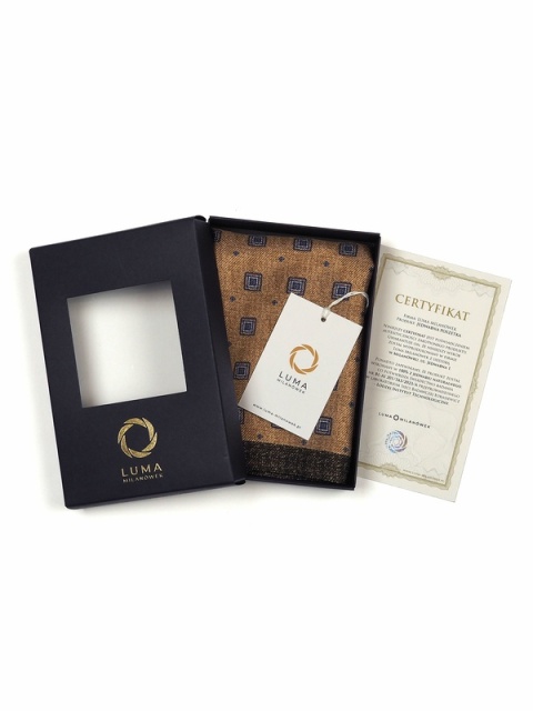 Silk pocket square for jacket 30x30 cm PJ-077