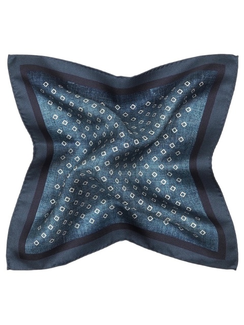 Silk pocket square for jacket