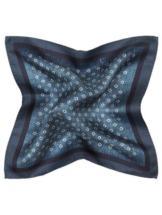 Jedwabna poszetka do marynarki 30x30 cm PJ-078