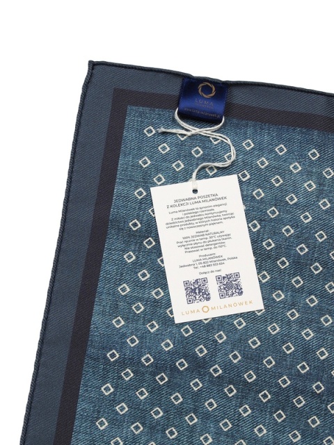 Jedwabna poszetka do marynarki 30x30 cm PJ-078