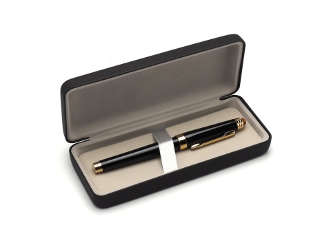 Fountain Pen with Cognac Amber
