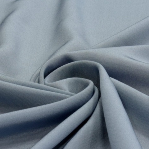 Steel-gray crepe silk scarf 180x45cm SZK-234