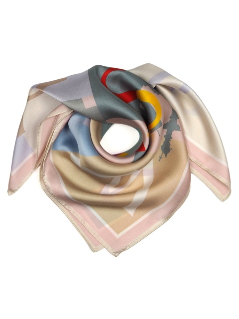 Apaszka Warszawa 100% silk 68x68cm AD7-088