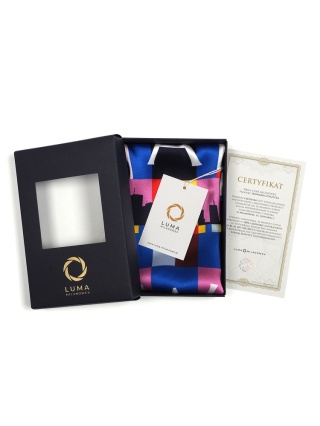 Poszetka Warszawa 100% silk 30x30 cm PJ-025