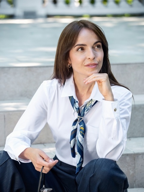 Apaszka jedwabna dwustronna antyczna Grecja 68x68cm AD7-494