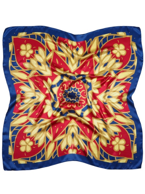 Duża apaszka jedwabna damska