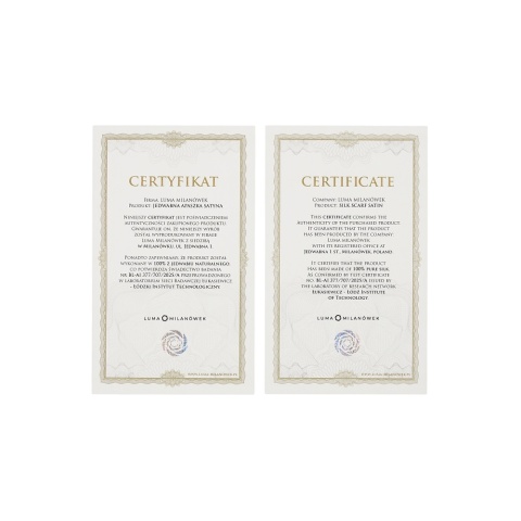 Liliowa Jedwabna Apaszka Satynowa, 55x55cm AS5-022