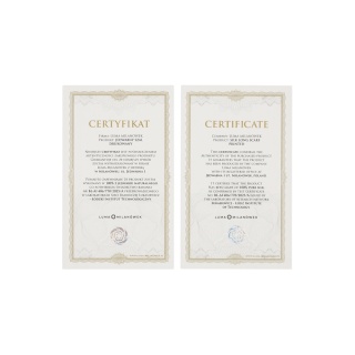 Unikat jedwabny szalik dwustronny 145x30cm SDM-09