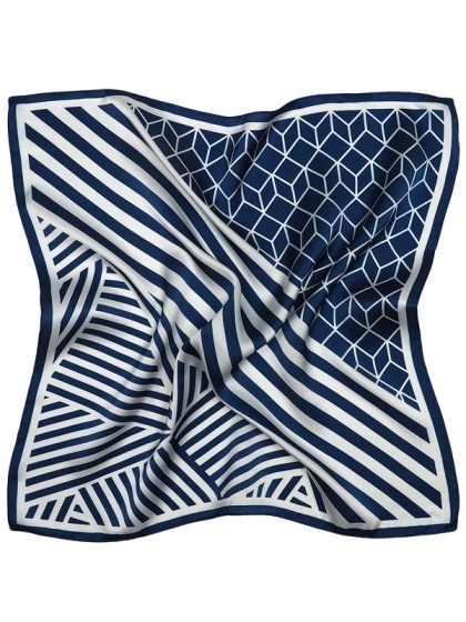 Striped scarf 53x53 cm AD5-033