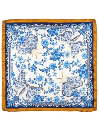 Silk grove silk silkworm two-sided 53x53 cm AD5-087
