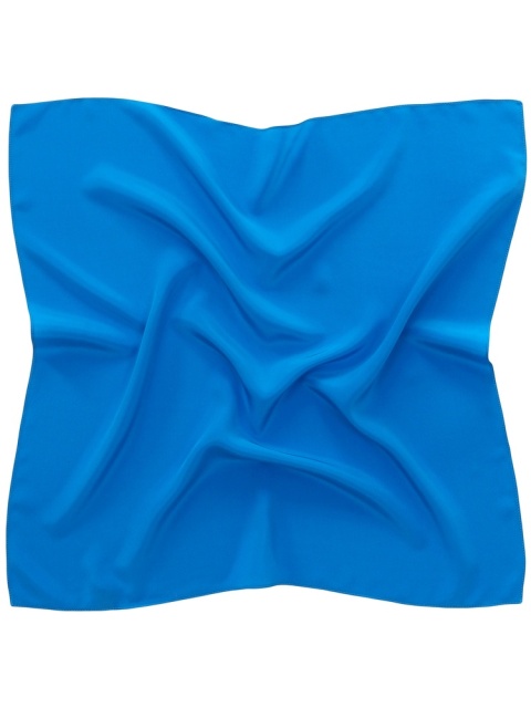 Men's silk neck scarf azure 67x67cm CM6-012