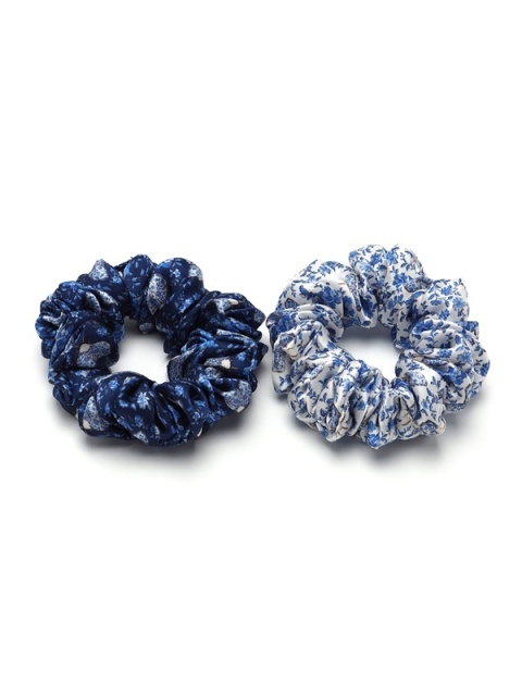 2x silk scrunchie Silkworm Royal ZJGP-001