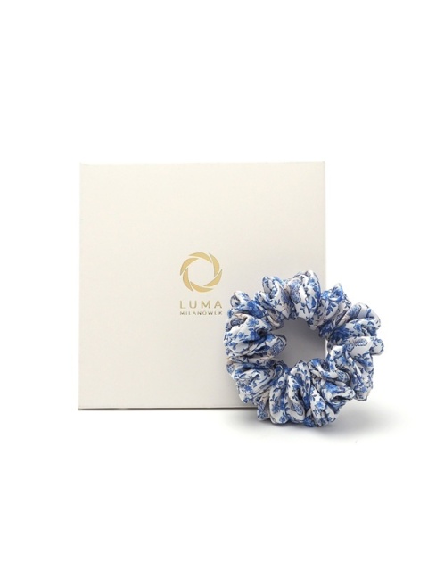2x silk scrunchie Silkworm Royal ZJGP-001