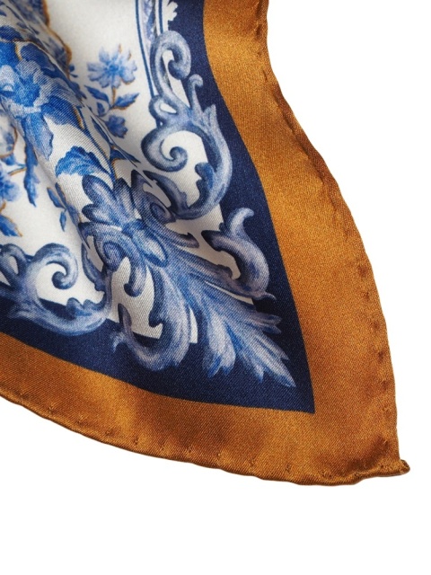 Poszetka Jedwabnik Królewski 100% silk 30x30 cm PJ-026