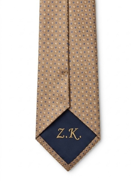 Customization of tie