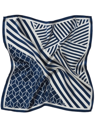 Apaszka damska w paski 53x53 cm AD5-033