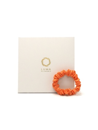 Satin scrunchie scrunchie slim orange
