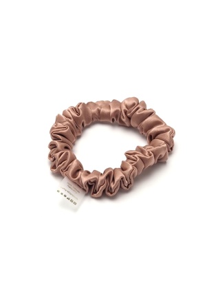 Satin scrunchie scrunchie slim powder pink scrunchie JGM-20