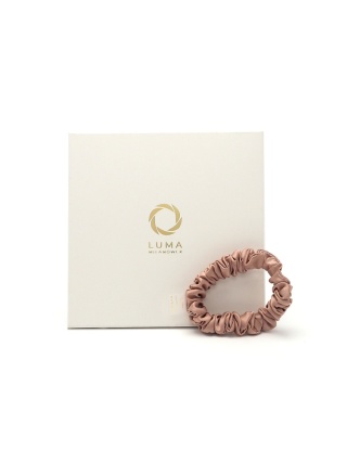 Satin scrunchie scrunchie slim powder pink scrunchie JGM-20