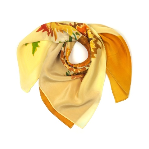 jedwabna apaszka ręcznie malowana