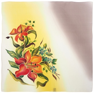 Apaszka jedwabna ręcznie malowana 70x70cm AM7-015