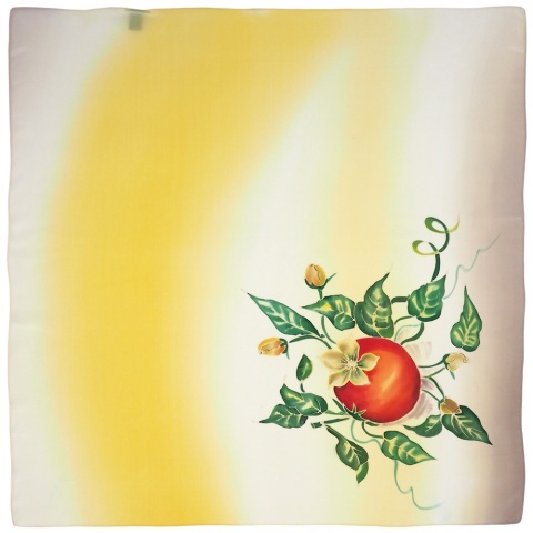 Silk scarf hand painted 70x70cm AM7-016