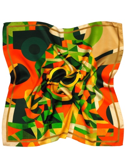 Jedwabna apaszka pop-art 68x68cm AD7-012