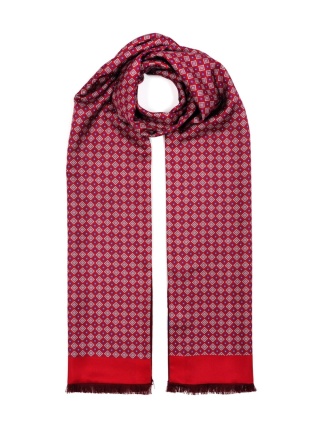 Silk elegant men's scarf for coat 170x30 cm SR-10
