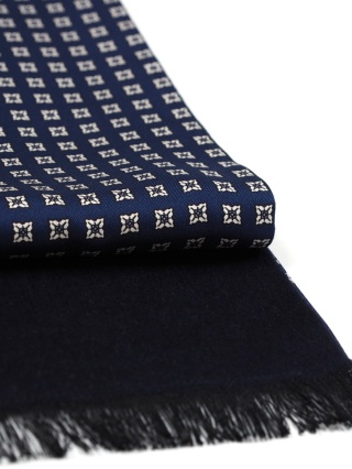 Silk elegant men's scarf for coat 170x30 cm SR-12