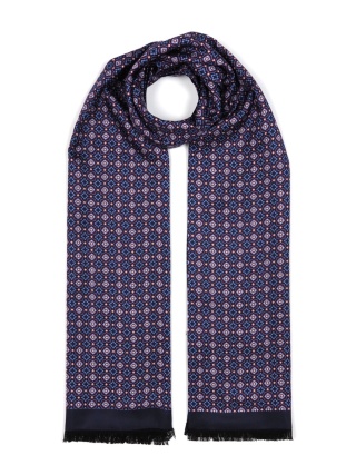 Silk elegant men's scarf for coat 170x30 cm SR-14