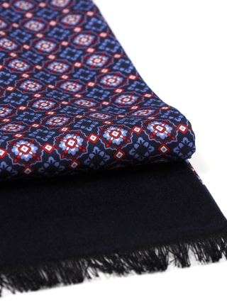 Silk elegant men's scarf for coat 170x30 cm SR-14