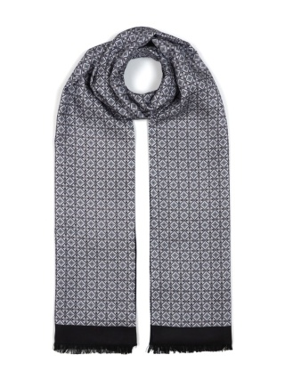 Silk elegant men's scarf for coat 170x30 cm SR-18