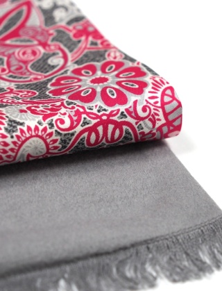 Silk elegant men's scarf for coat 170x30 cm SR-08