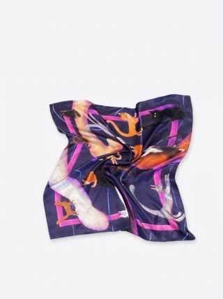 Apaszka drukowana koty unikat 66x66cm AD7-018
