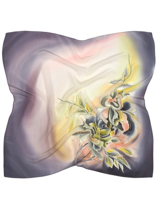 Apaszka jedwabna ręcznie malowana 70x70cm AM7-029