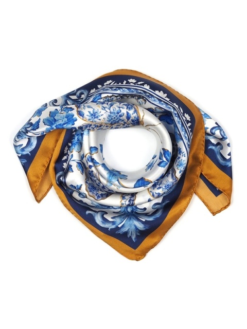 Gawroszka jedwabna jedwabnik dwustronna 53x53 cm AD5-087OUT