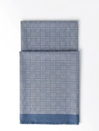 Jedwabny elegancki szalik męski do płaszcza 170x30 cm SR-14 OUT