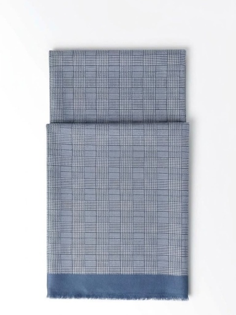 Jedwabny elegancki szalik męski do płaszcza 170x30 cm SR-14 OUT