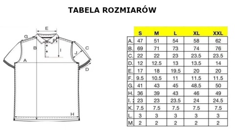 B1 Koszulka polo męska XXL