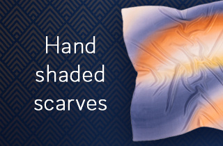 Hand shaded scarves